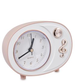 GAEM Art CL-28/2 Будильник «Скрипичный ключ» розовый