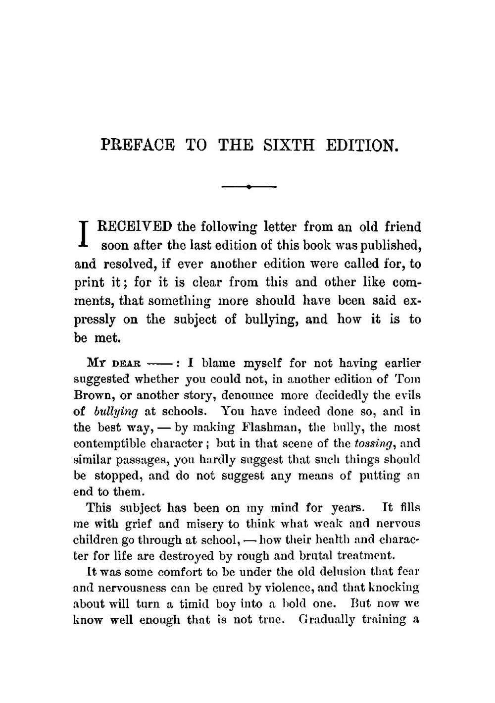 Tom Brown School-days | Thomas Hughes