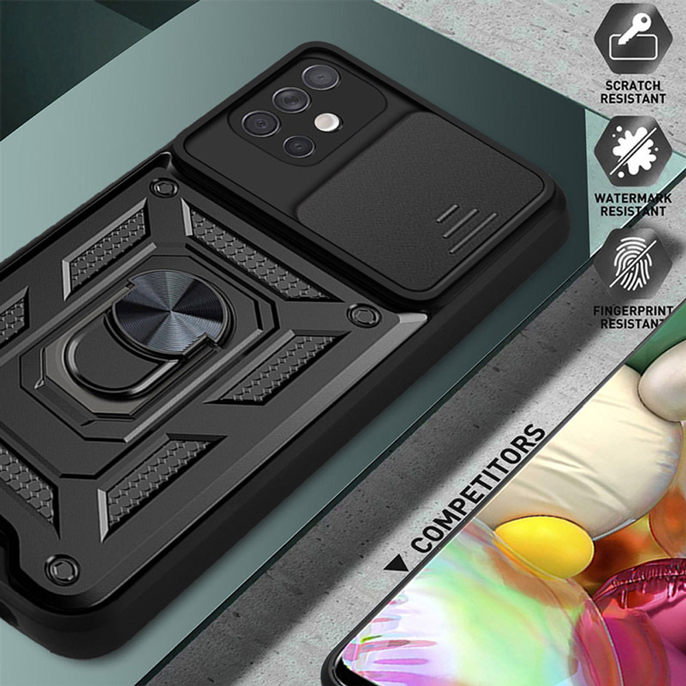 Чехол с кольцом Bumper Case для Samsung Galaxy A71