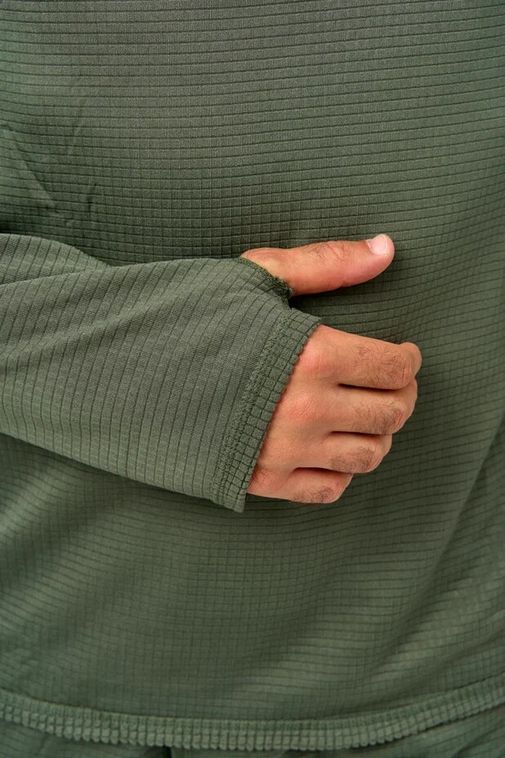 Комплект термобелья Вафля олива