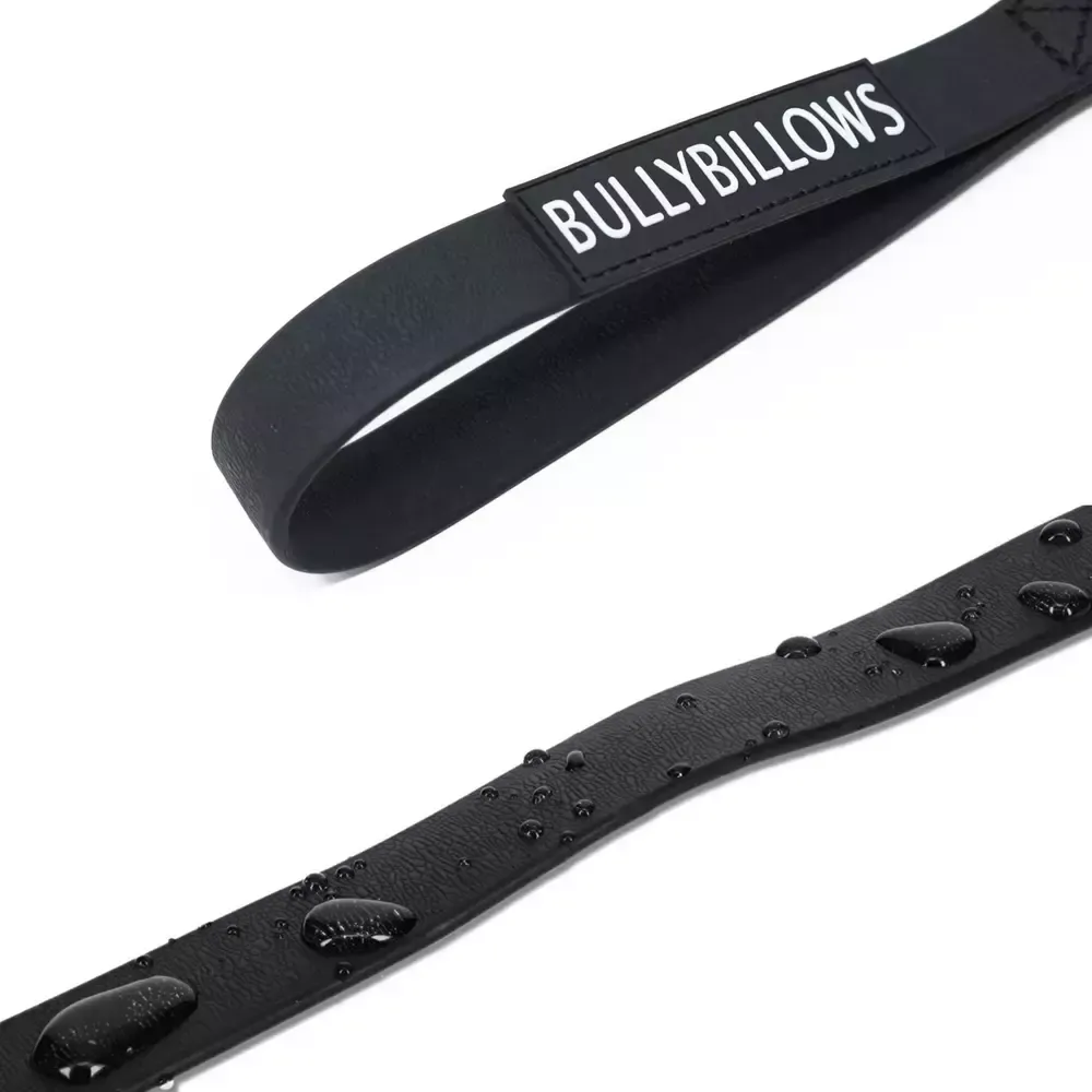 Поводок Billowthane Combat MATTE SILVER BullyBillows