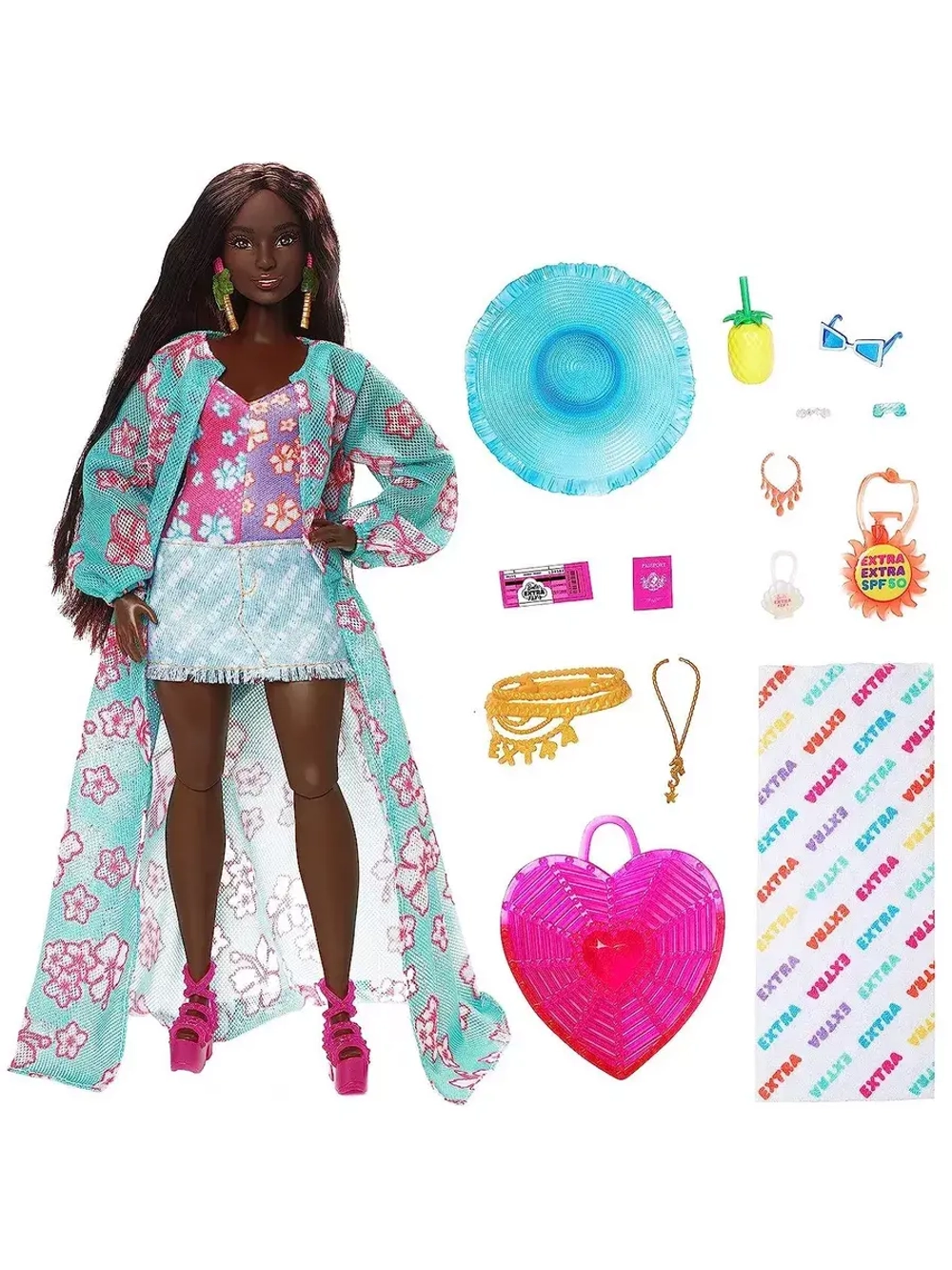 Кукла Барби Экстра Extra Fly Beach Fashion HPB14