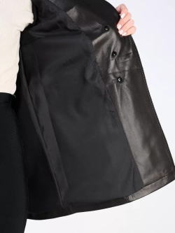 Кожаная куртка демисезонная пиджак