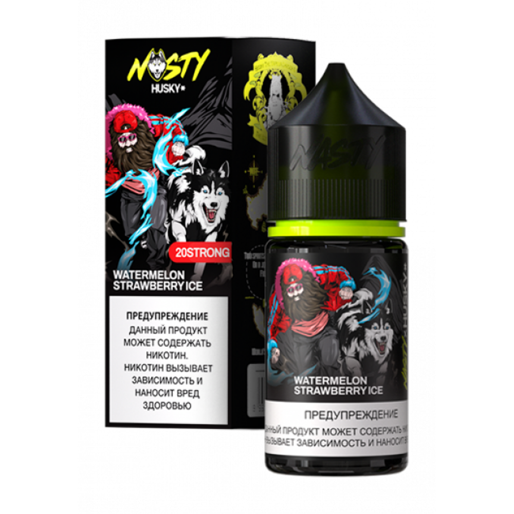 Nasty x Husky Import Salt 30 мл - Watermelon Strawberry Ice (Strong) Nasty x Husky Import Salt 30 мл - Watermelon Strawberry Ice (Strong)