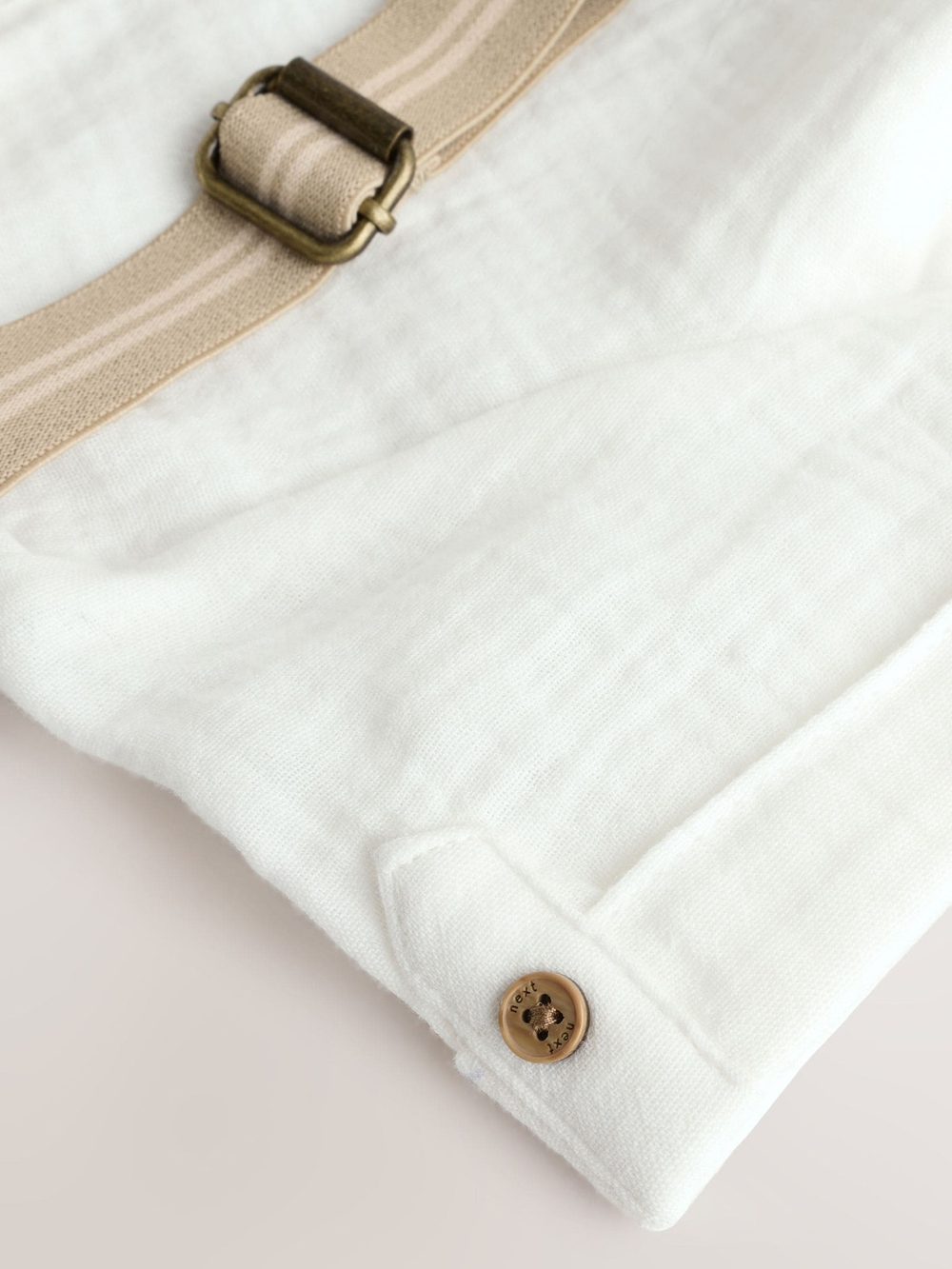 Рубашка и брюки в комплекте для мальчиков Next AR6-782, Белый, Бежевый