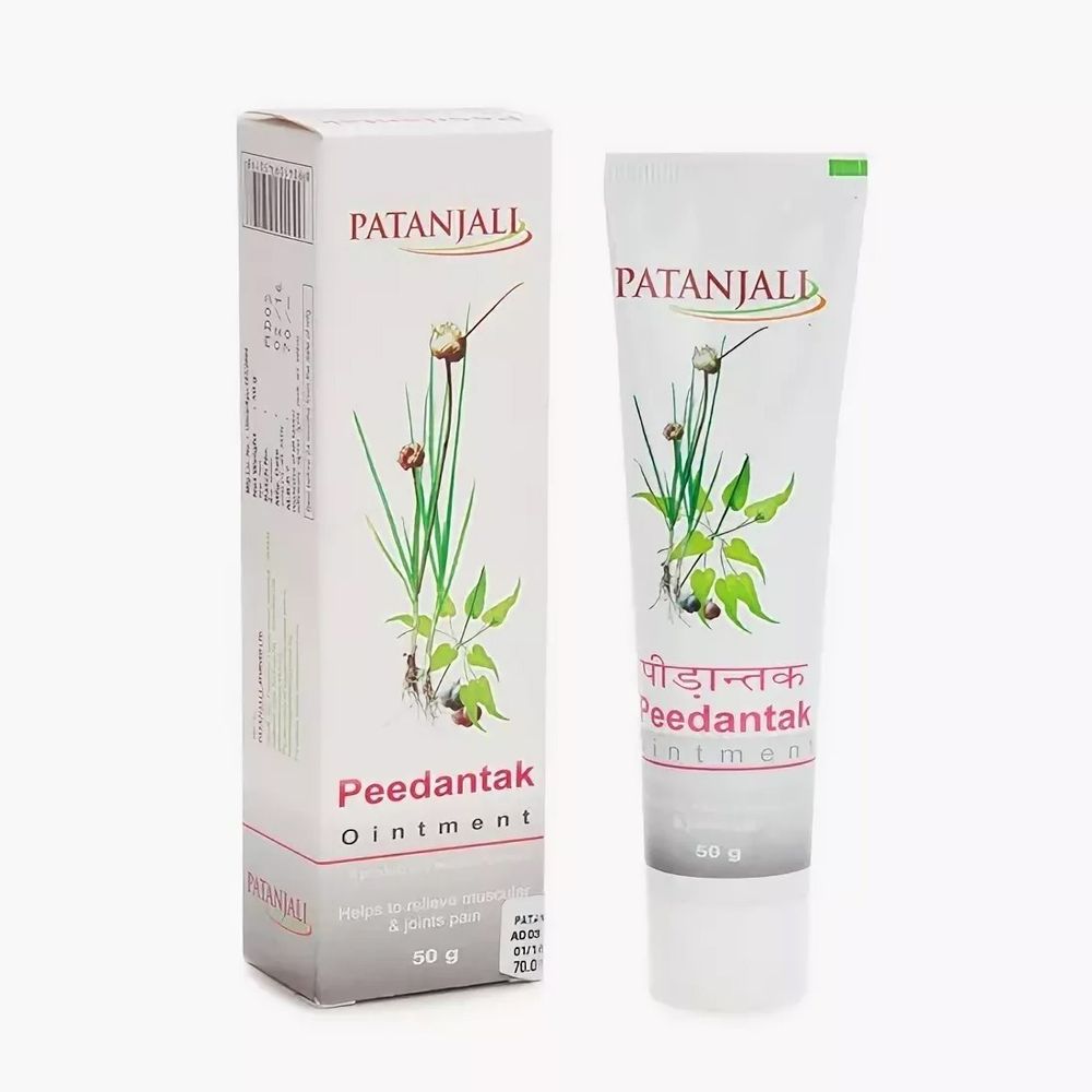 Крем-мазь для тела обезболивающая Patanjali Peedantak, 50 г