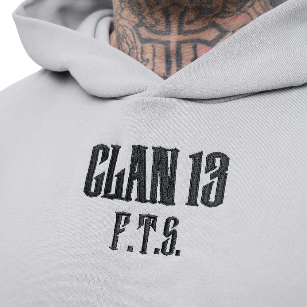 Худи Clan 13 Bas, серый