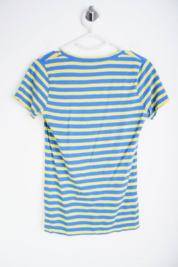 Футболка J.Crew в яркую полоску, маркировка XS, визуально 42 размер