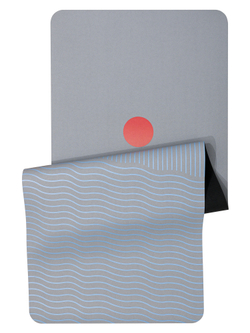 ULTRAцепкий 100% каучуковый коврик для йоги Ultra Eclipse Grey 185*68*0,5 см