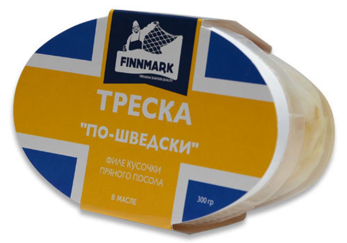 Треска филе слабосоленое "по-шведски", 300г