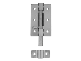 Задвижка дверная ЗД-08, цинк, (Металлист) 91510