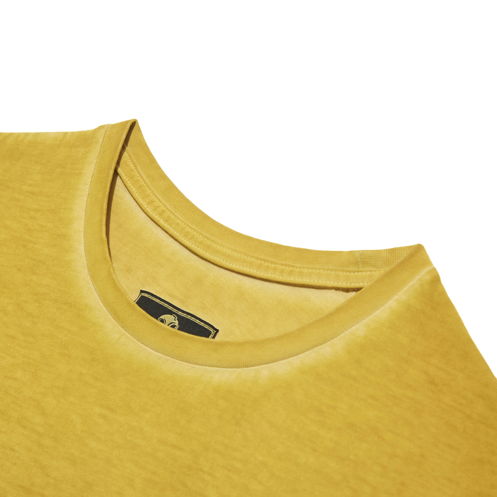 Slim Fit TSHRT GMD Vintage Effect Mustard