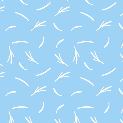 Бесшовный принт c зимней ботаникой