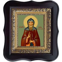 Илия Египетский, пустынник преподобный. Икона на холсте.