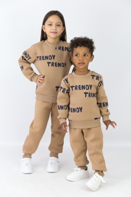 Джемпер из футера с начесом