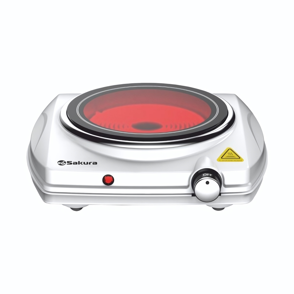 Плитка настольная с инфракрасным нагревом SA-7167S, 1 конфорка, стеклокерамика