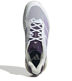 Женские Кроссовки теннисные Adidas Adizero Ubersonic 5 W - cloud white/powder plum/aurora plum