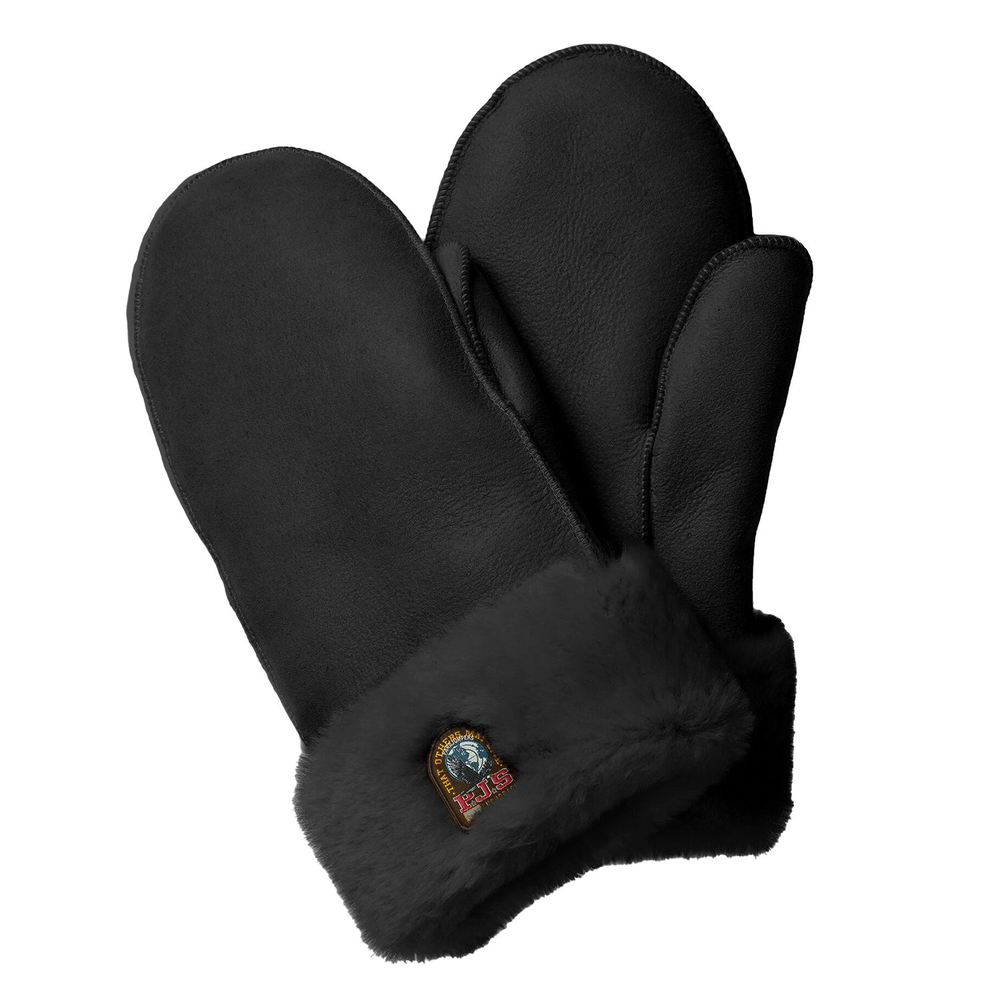 Варежки PARAJUMPERS SHEARLING MITTENS 541 черный