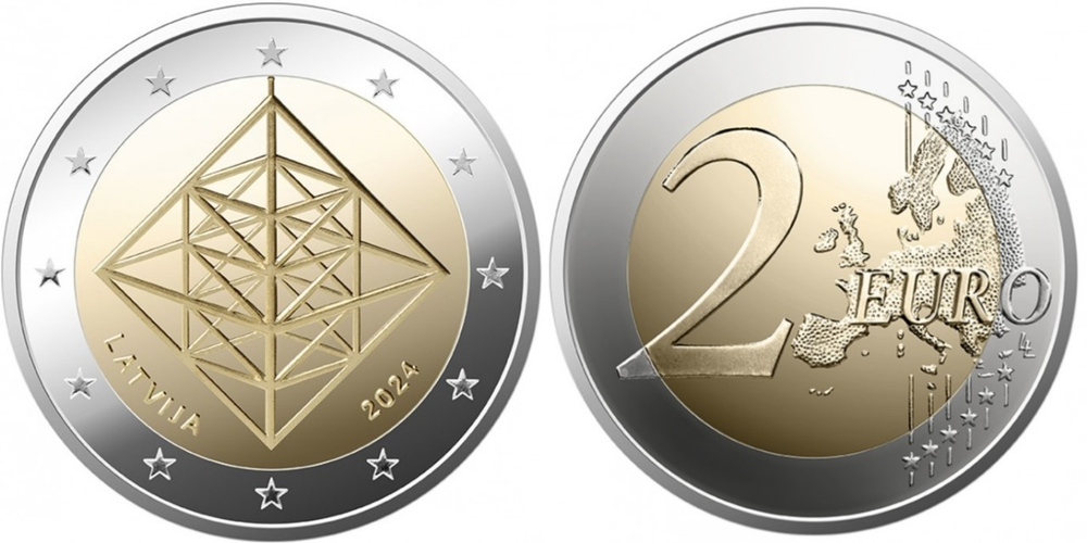 Латвия 2 евро, 2024 Пузурис