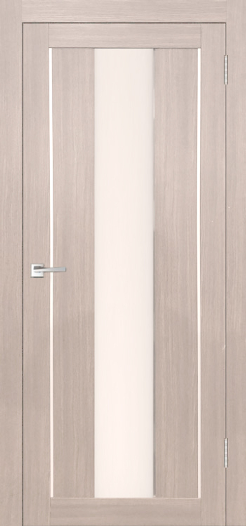 Межкомнатная дверь Y-2 / Цвет тон Кремовая лиственница / Остекление "Сатинат белое" / Двери Верда
