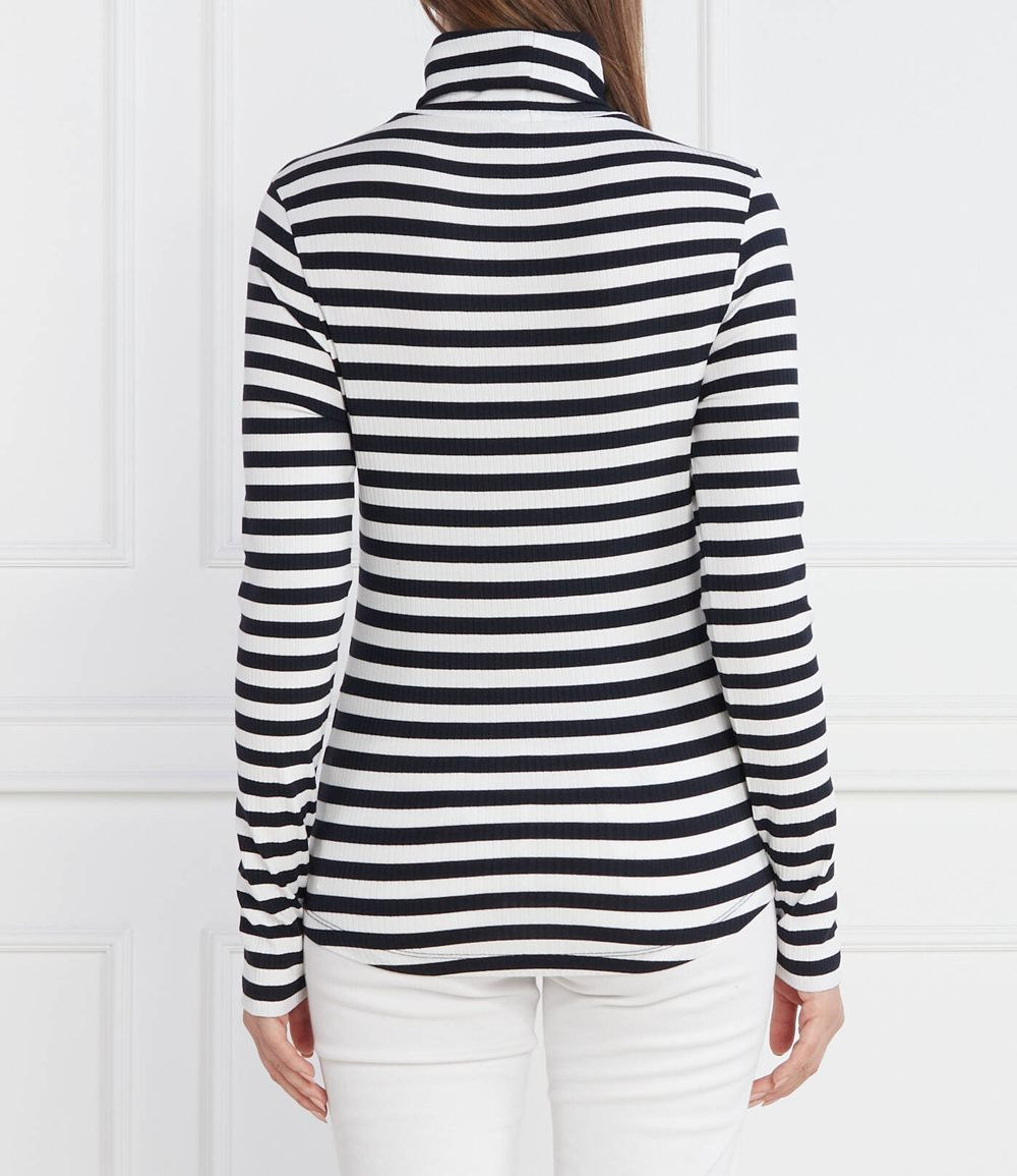 Гольф 5X2 RIB ROLL-NK LS Tommy Hilfiger - белый(WW0WW39826)