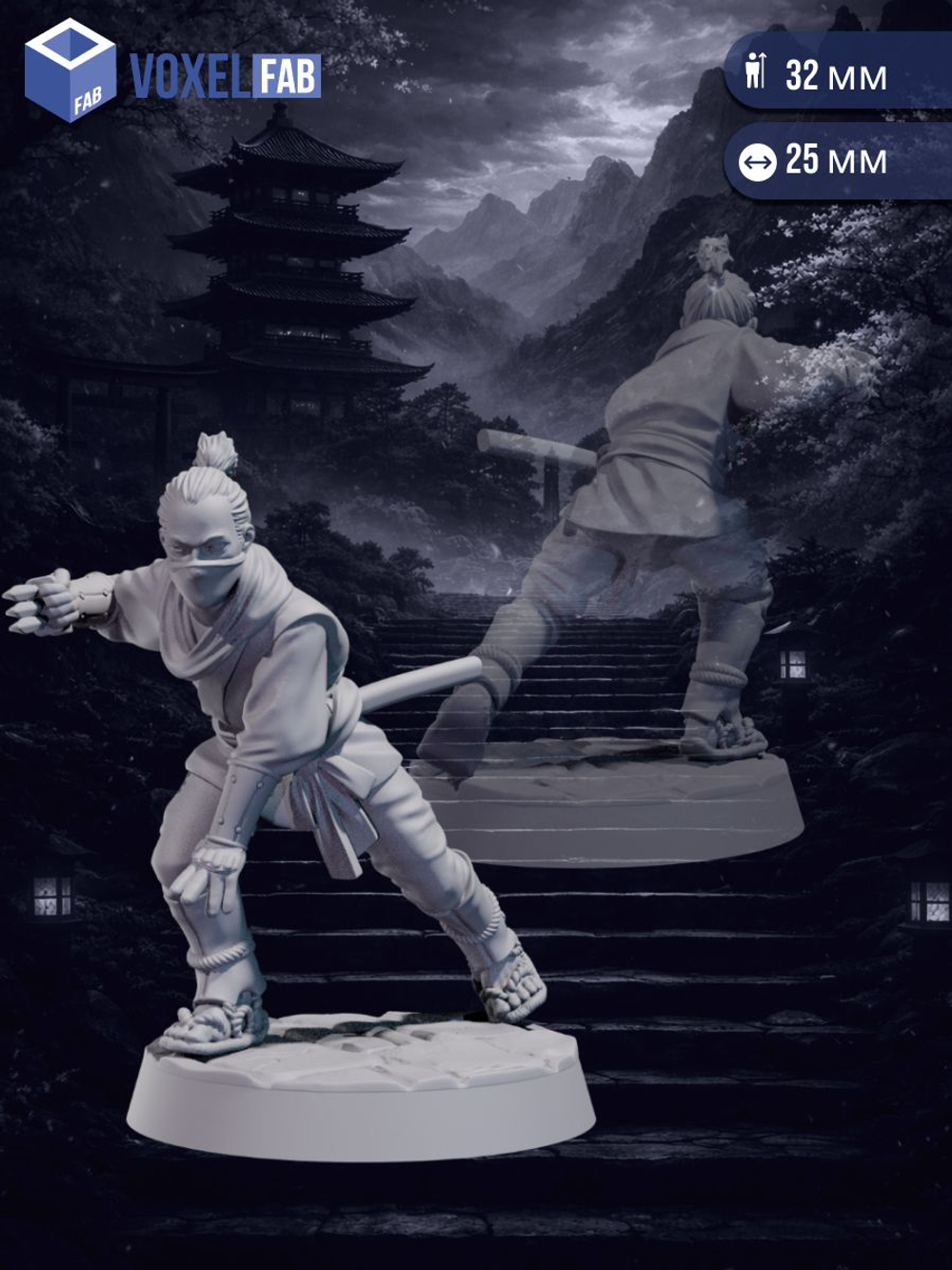 Ронин: Путь чести миниатюры для настольных игр РНИ, ДнД