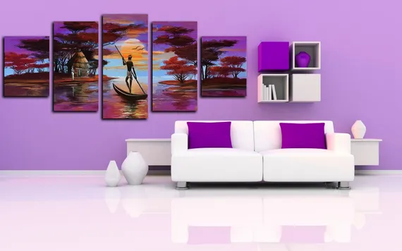 Модульная картина"Масляная живопись"