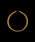 крупное колье tre из золотого гематита