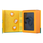 Синее эрекционное кольцо 2,5см с вибрацией Satisfyer Power Ring