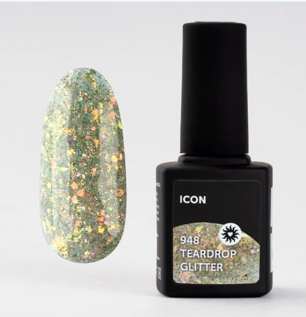 Milk Гель-лак Teardrop Glitter - 948, 9мл.