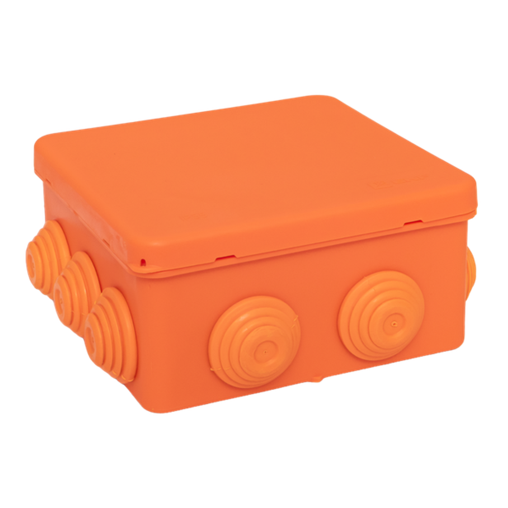 Коробка огнестойкая E45 100x100x50мм с клеммниками 6 полюсов 0,5-4мм2 IP55 HF EKF