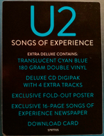 U2 / Songs Of Experience (Extra Deluxe Edition)(Coloured Vinyl)(2LP+CD)