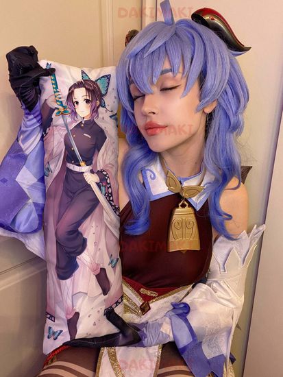 Мини дакимакура Шинобу Кочо из Клинок, рассекающий демонов арт. M0461, 60х20 см