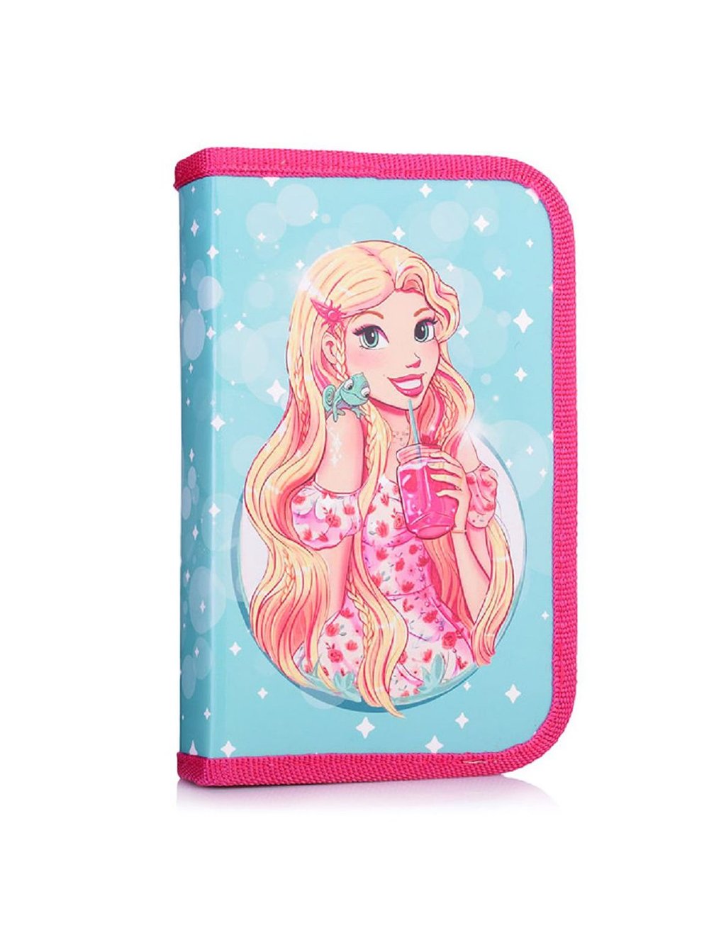 Пенал 1-секц. большой, с откидной планкой (Современная принцесса 2023) (ПО-04)