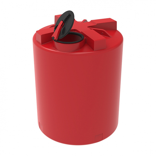 Емкость КАС 3000 T с откидной крышкой красный ЭкоПром T 1.5 3000 л. вертикальная цилиндрическая (1500x1500x1900см;100кг;Красный) - арт.557643