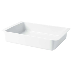 IKEA 365+ Блюдо жаропрочное, белое, 38x26 см