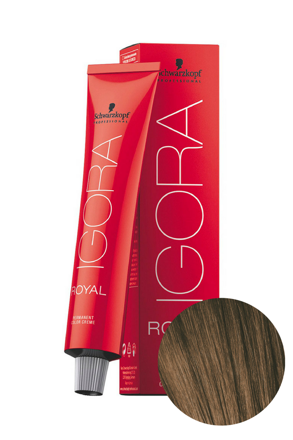 Краска для волос Igora Royal 6-00 Темный русый натуральный Schwarzkopf Professional, 60 мл