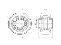 Втулка переднего стабилизатора UNIO RMP-10252