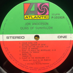Jon Anderson ‎– Olias Of Sunhillow (Япония 1976г.)