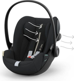 Коляска Cybex Talos S Lux SLV complete Cloud G Moon Black Plus Base G 4 в 1 Stone Grey с дождевиками