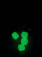 Шестигранные бусины люминесцентные на шнурки/браслет/темляк