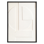 Панно декоративное с эффектом 3d minimalism, с черной рамой, 50х70 см