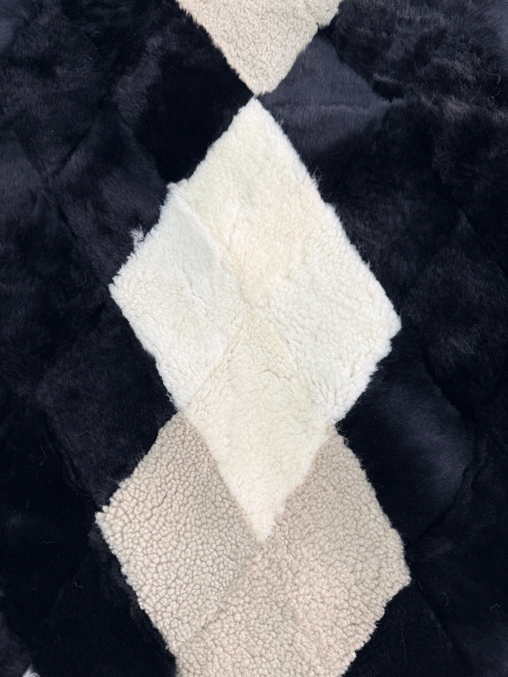 Покрывало меховое ковер из шкуры овчины