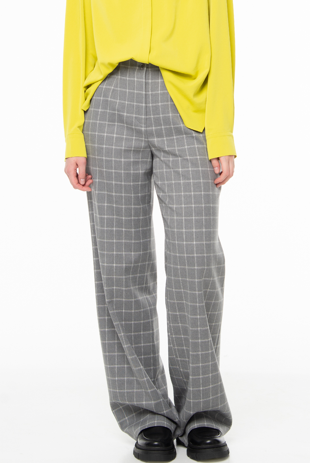 Брюки женские 02, клетка #406Кн0202