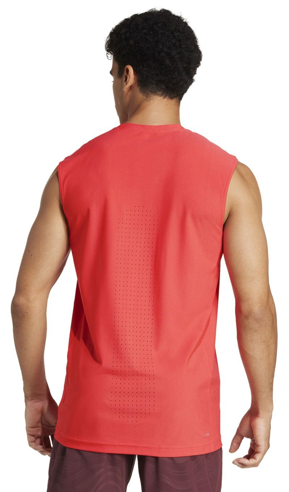 Мужская теннисная футболка Adidas Tennis Pro Climacool+ Tank - красный