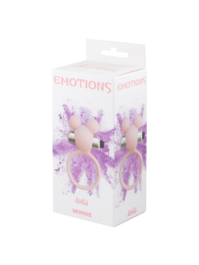 Эрекционное виброколечко Emotions Minnie Light pink 4005-02Lola