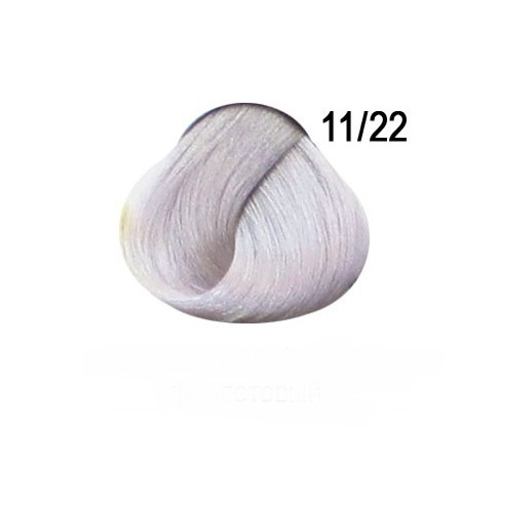 Перманентная крем-краска для волос Ollin 11/22 специальный блондин фиолетовый