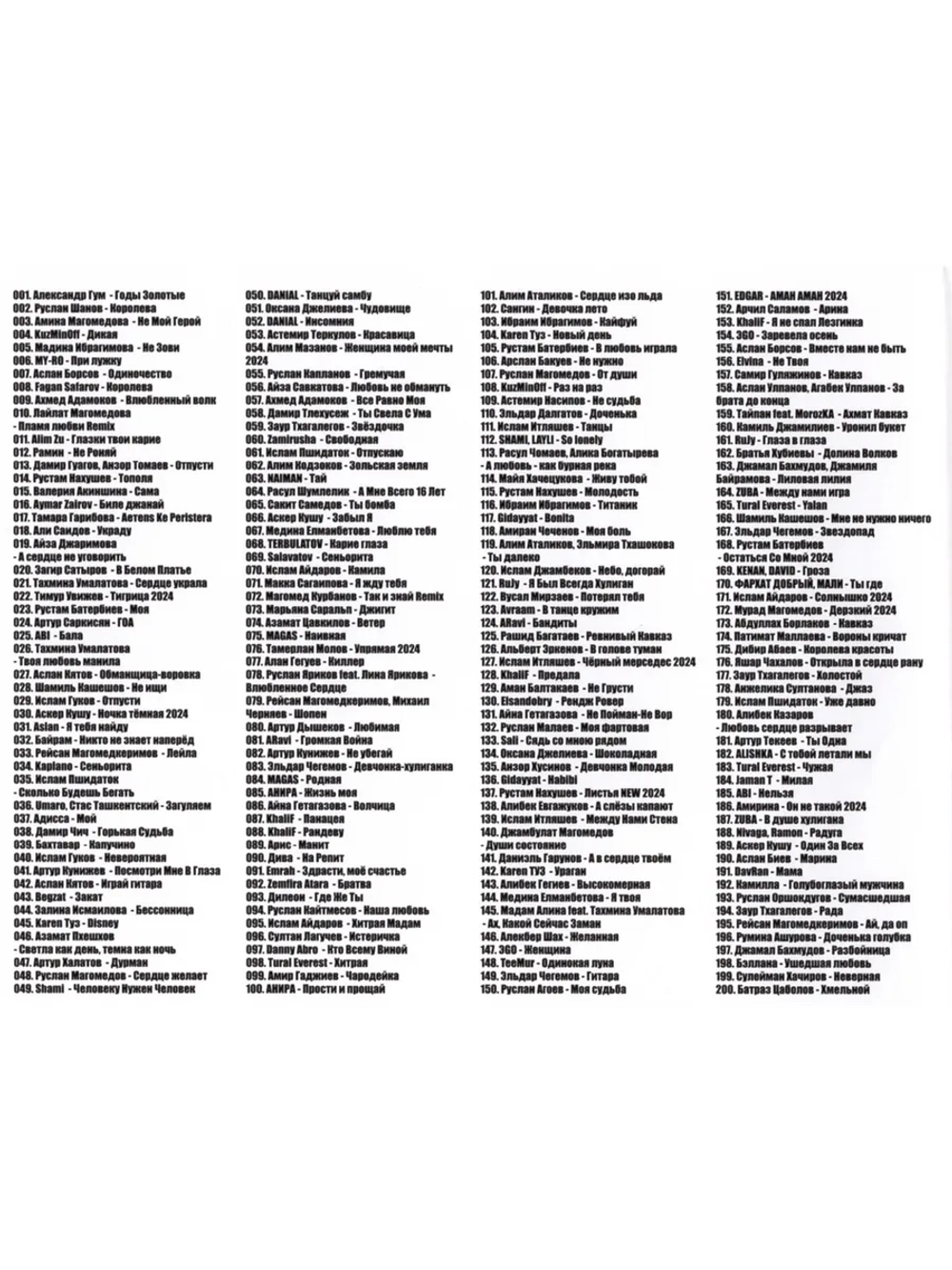 Дискотека Бездна Года Кавказская (Диск CD-MP3)