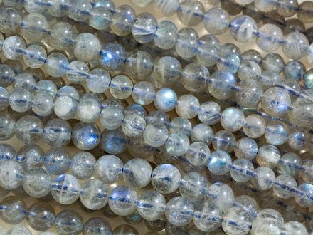 Нить бусин Лабрадорита 6мм
