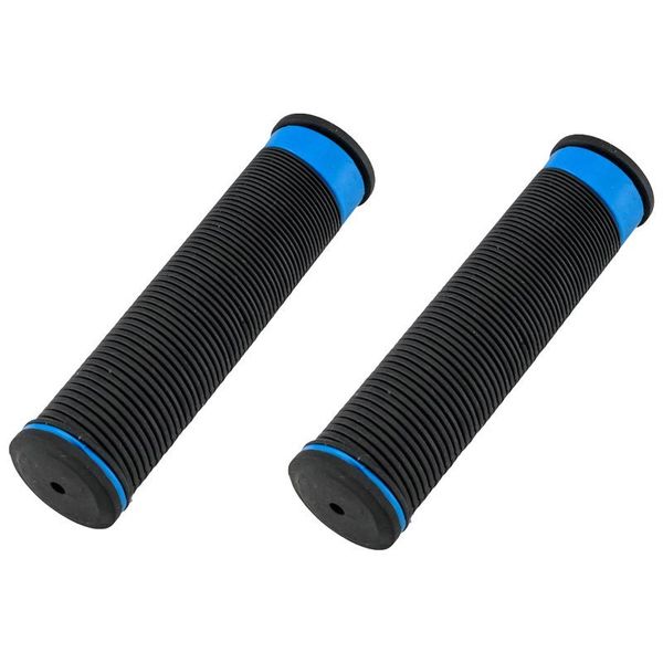 Ручки руля (грипсы) KMS 120 мм. с цветной окантовкой